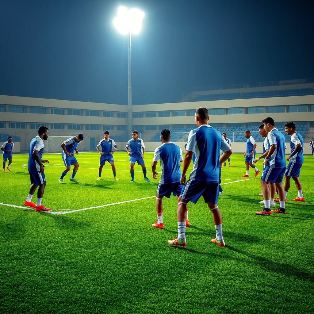 伟德体育平台官网-阿尔希拉尔技战术演练密集，冲刺冠军全力以赴